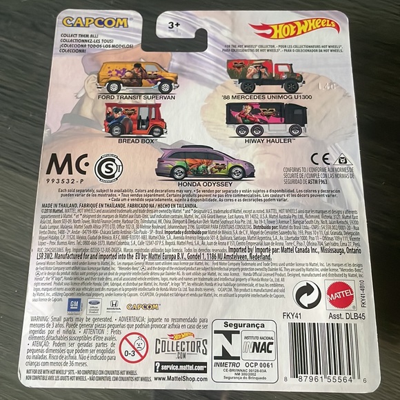 Hotwheels Capcom StreetFighter V Real Riders 2/5 - Picture 7 of 12